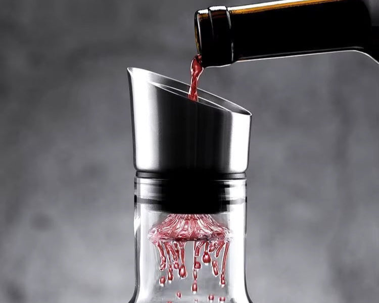 1500ML Wine Pourer Carafe – Handmade Iceberg Crystal Decanter